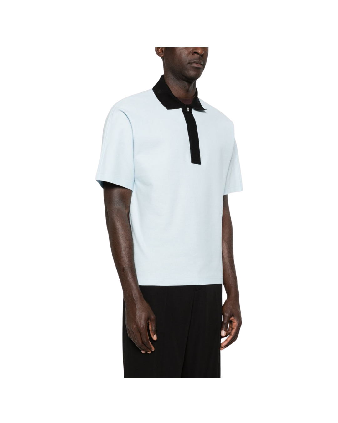 Piqué Jersey Contrast Collar Polo