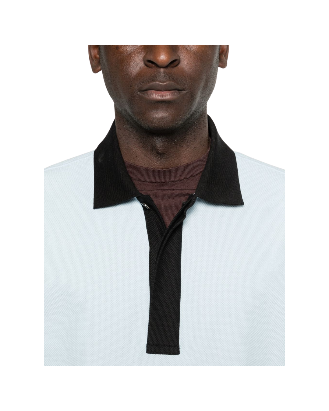 Piqué Jersey Contrast Collar Polo