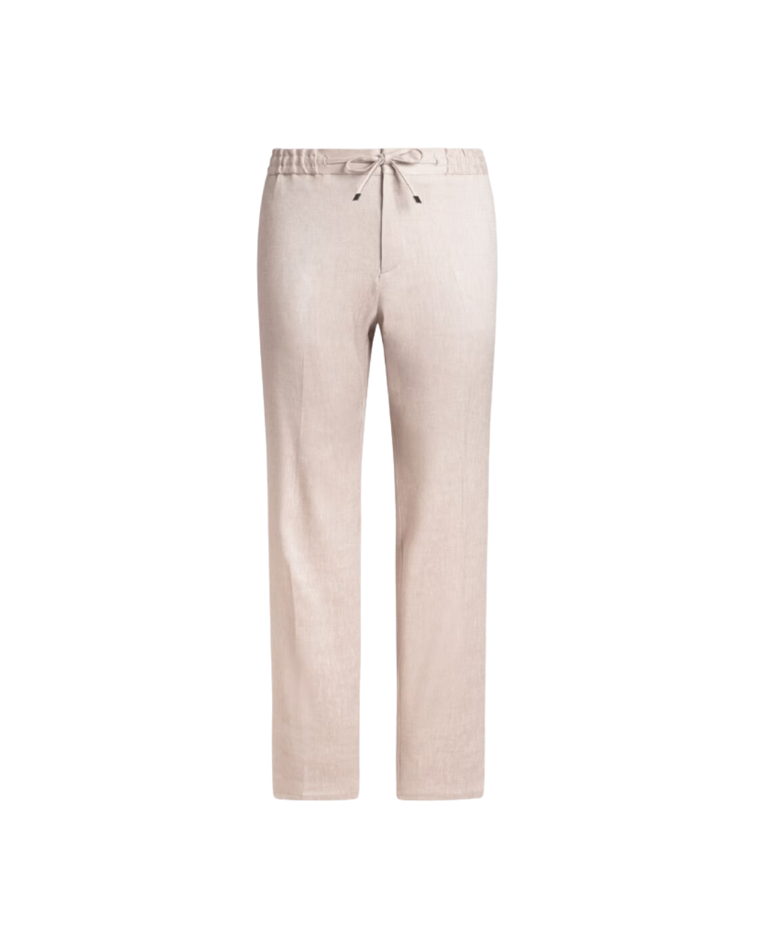 Jogging Pants In Blended Flame Linen Twill