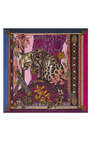 Leopard Print Silk Scarf