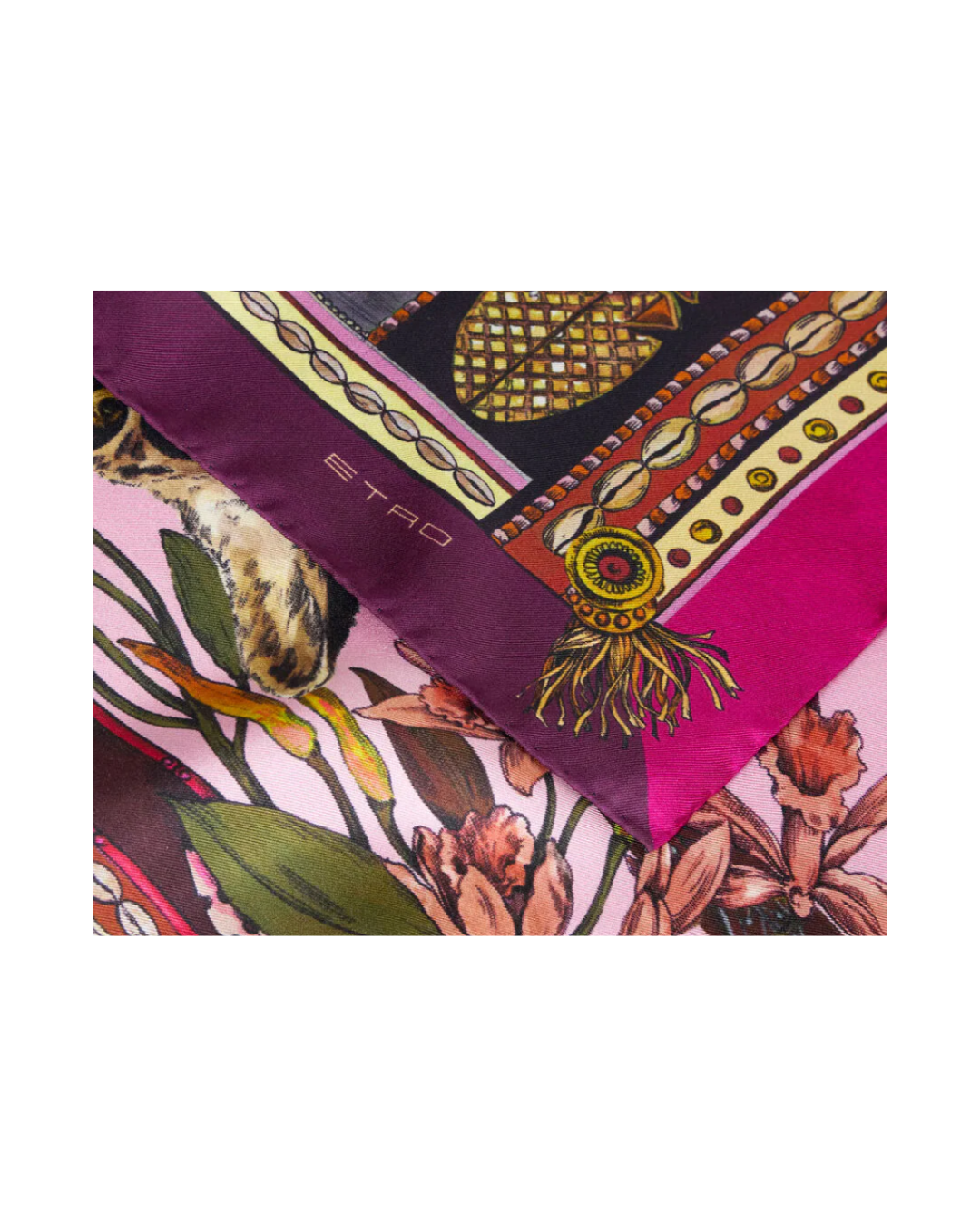 Leopard Print Silk Scarf