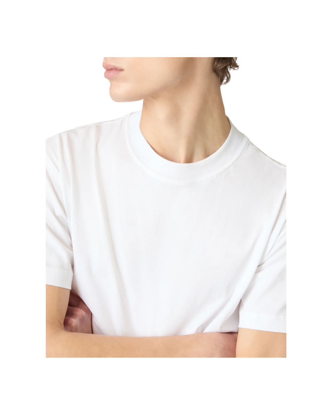 White Cotton Jersey T-shirt
