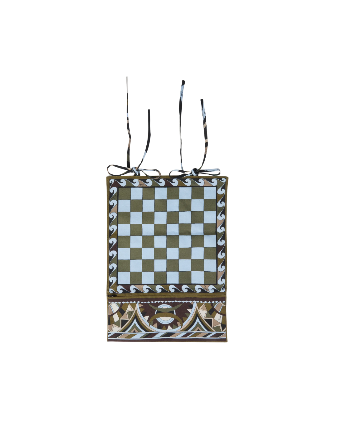 Vivara-print Travel Chess Set