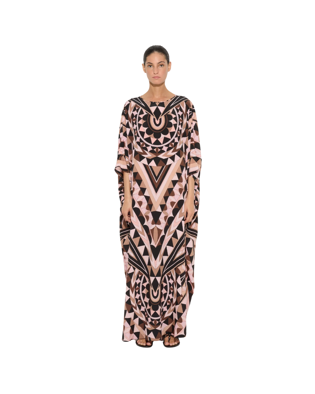Manuba Print Silk Kaftan