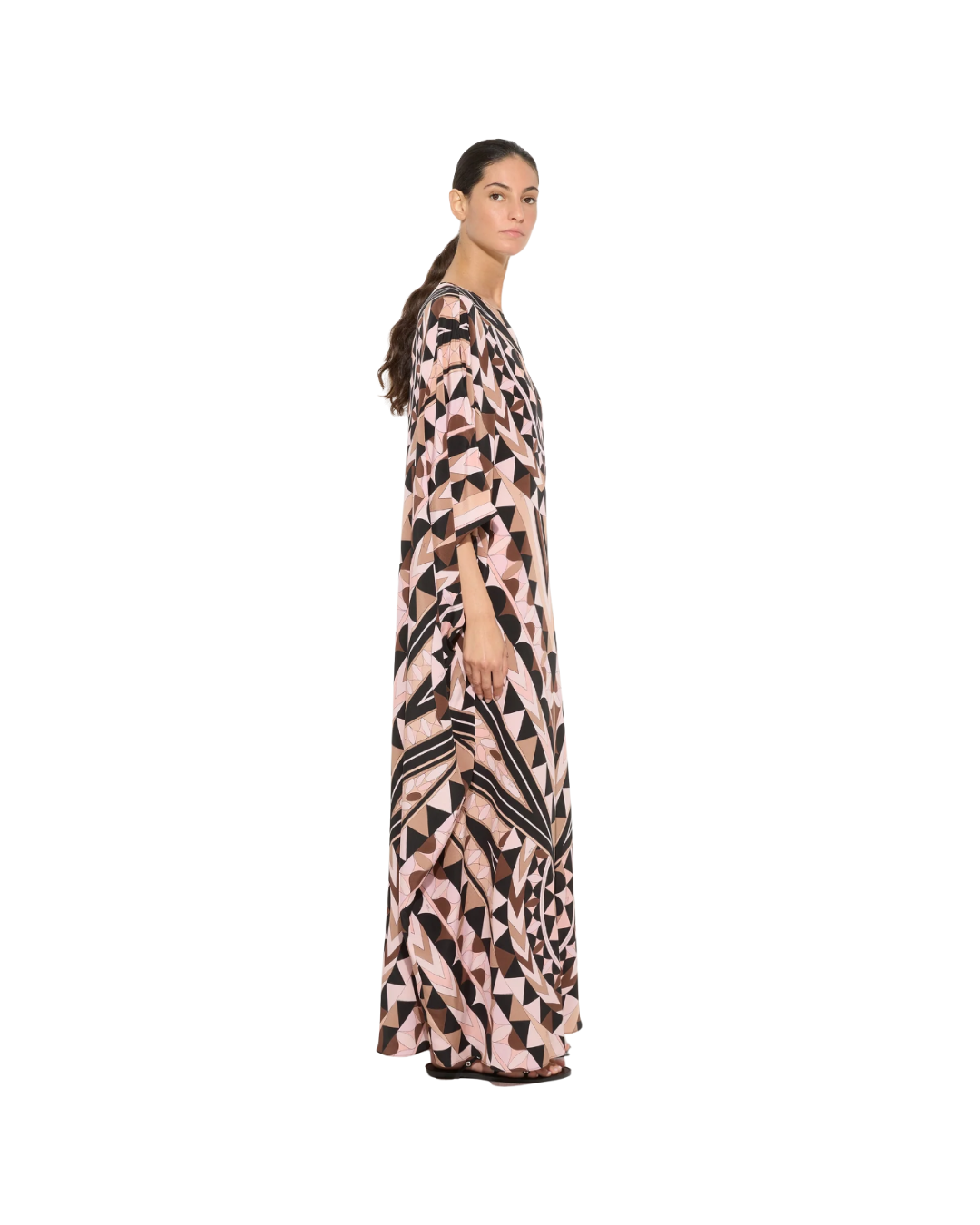 Manuba Print Silk Kaftan
