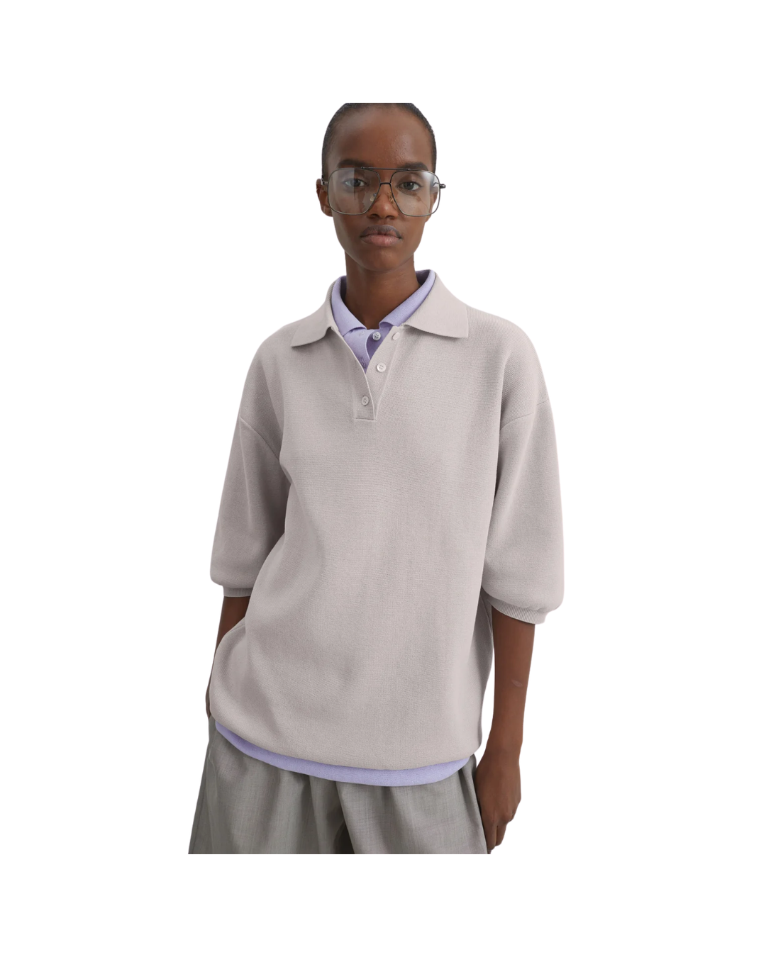 Nola Knit Polo Top
