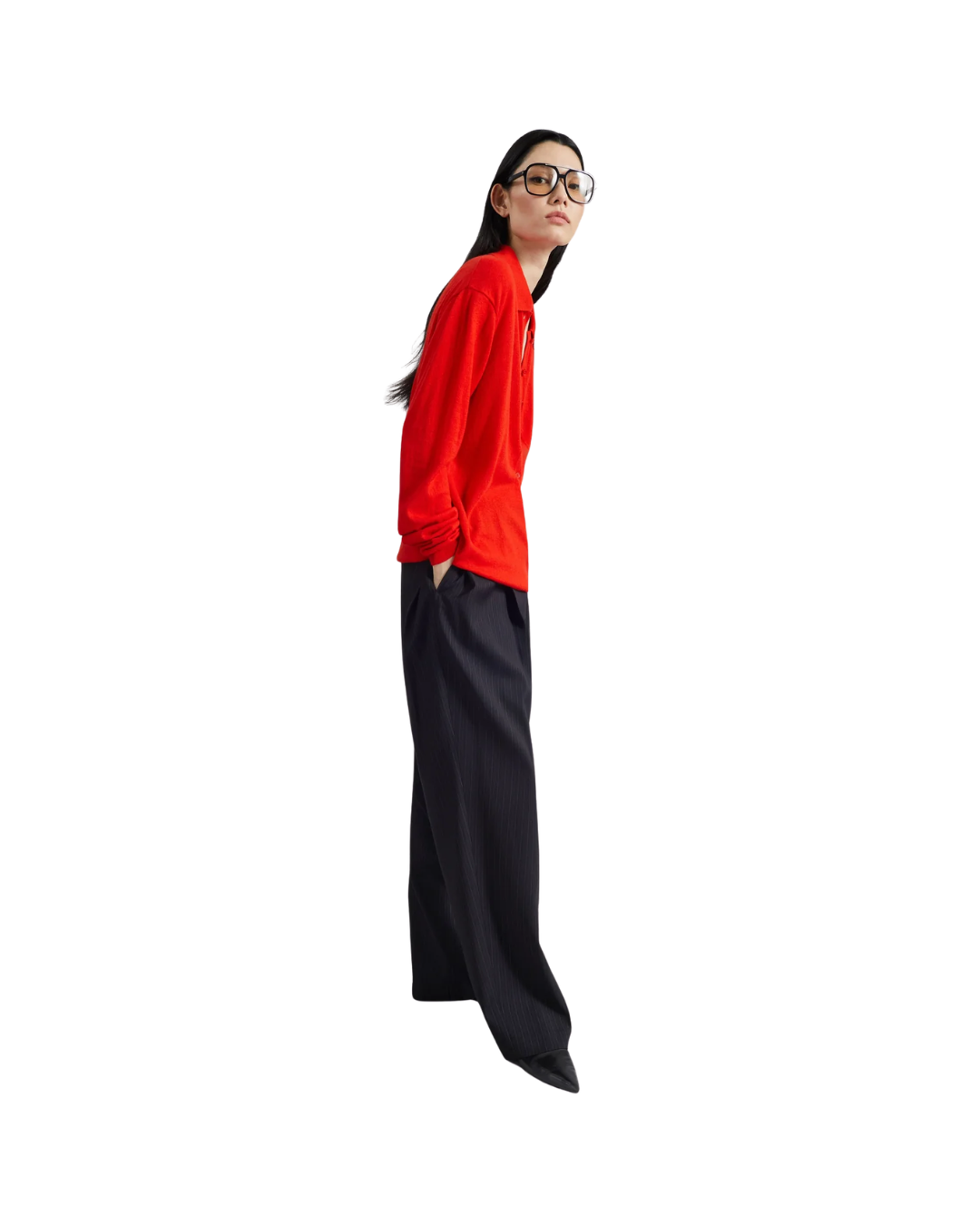 Tala Knit V-Neck Polo