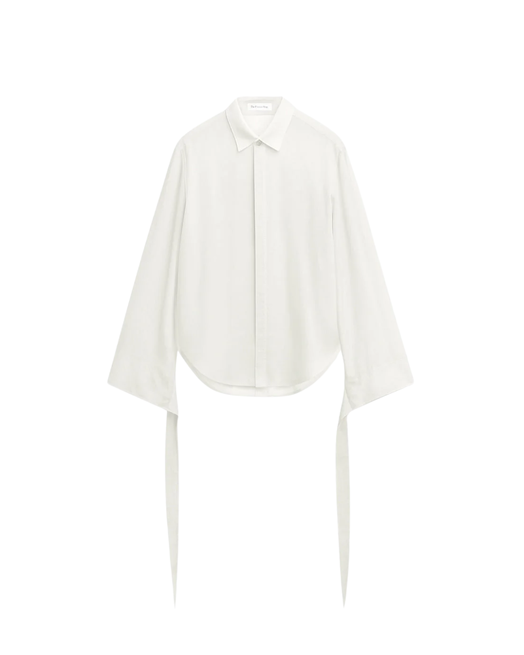 Verlin Sheer Chiffon Tie Cuff Shirt