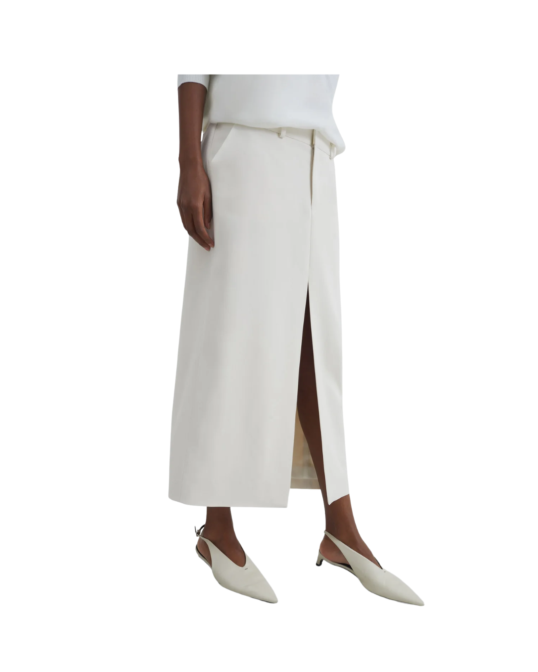 Maybelle Front Slit Midi Skirt
