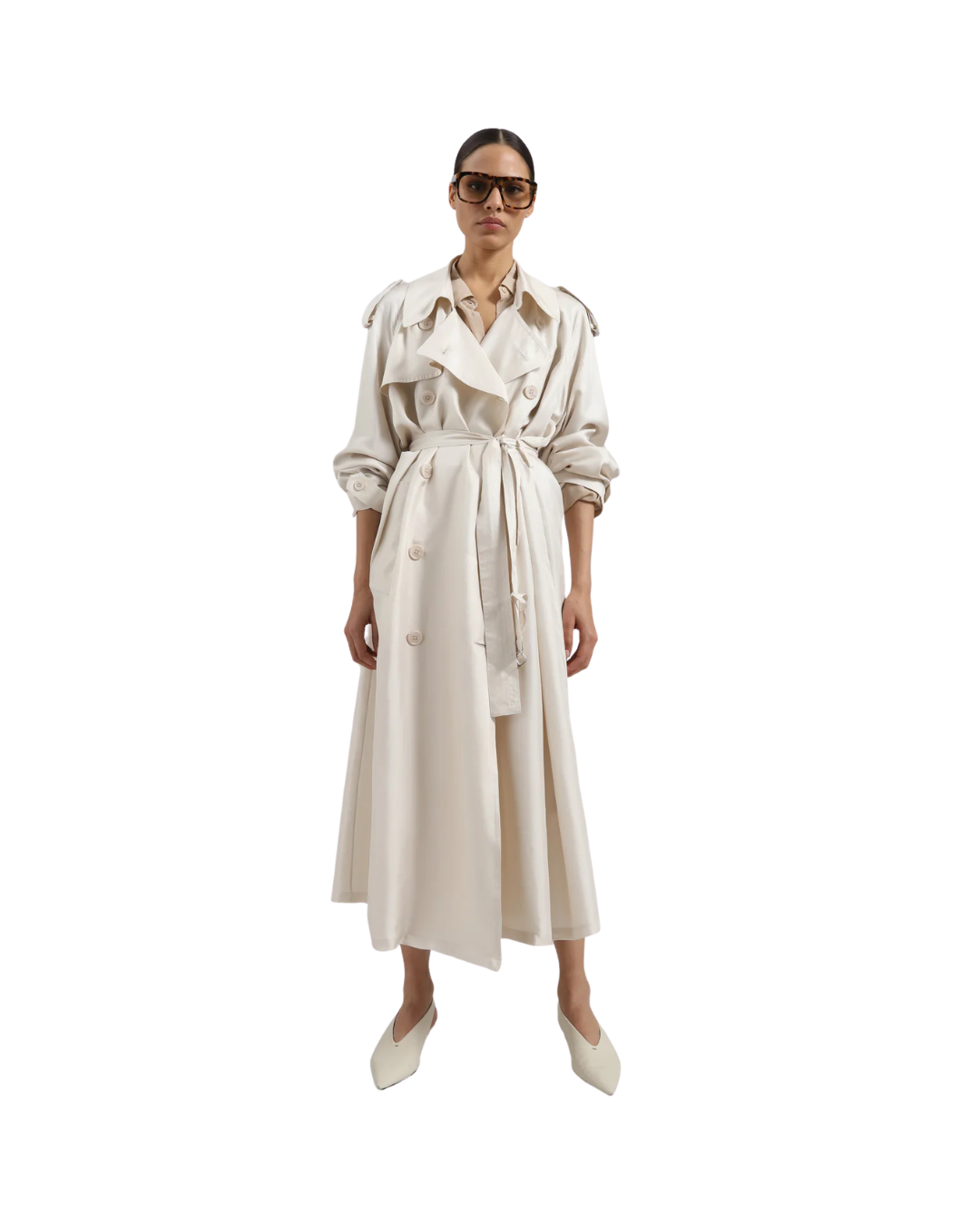 Veyron Silk Trench
