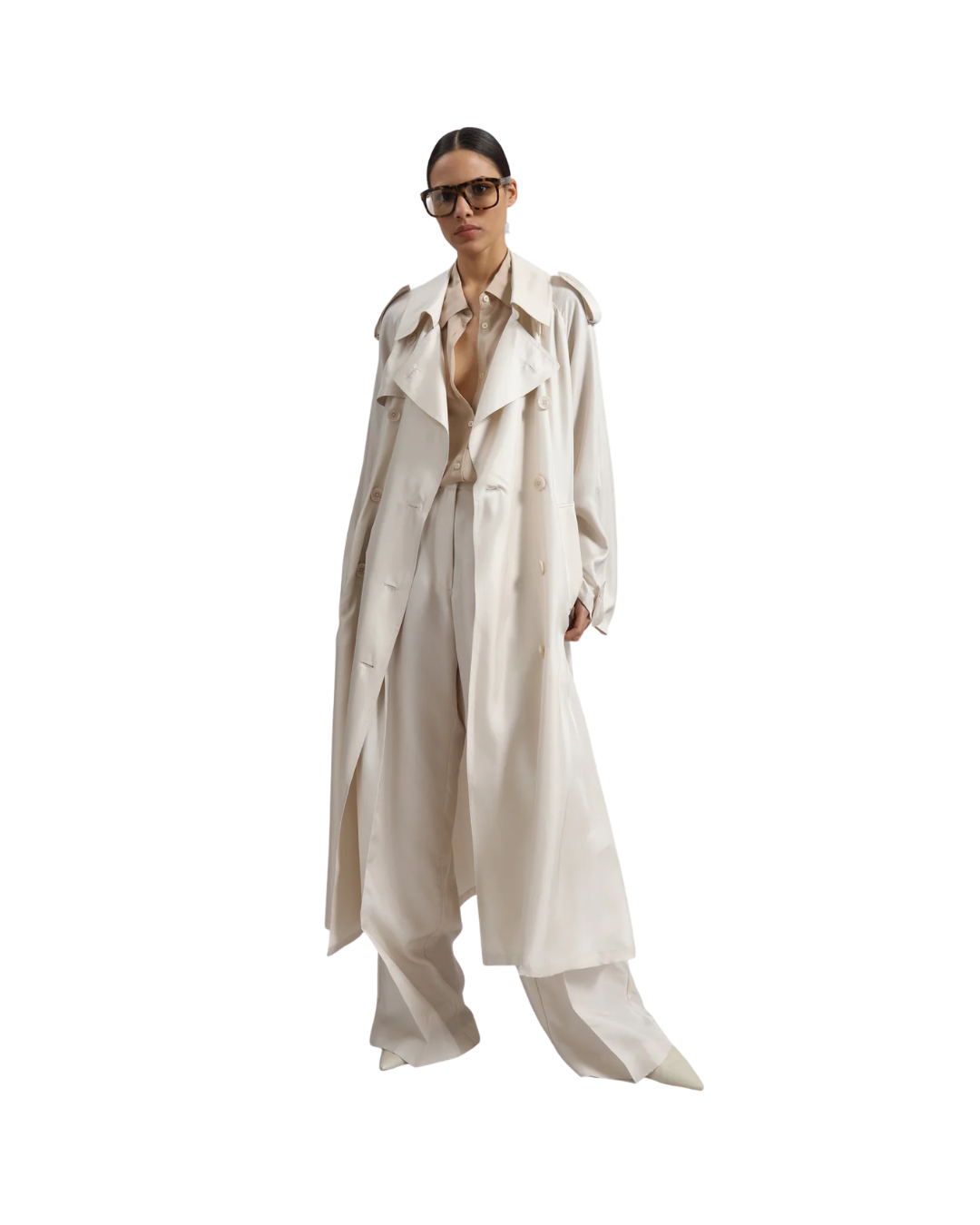 Veyron Silk Trench