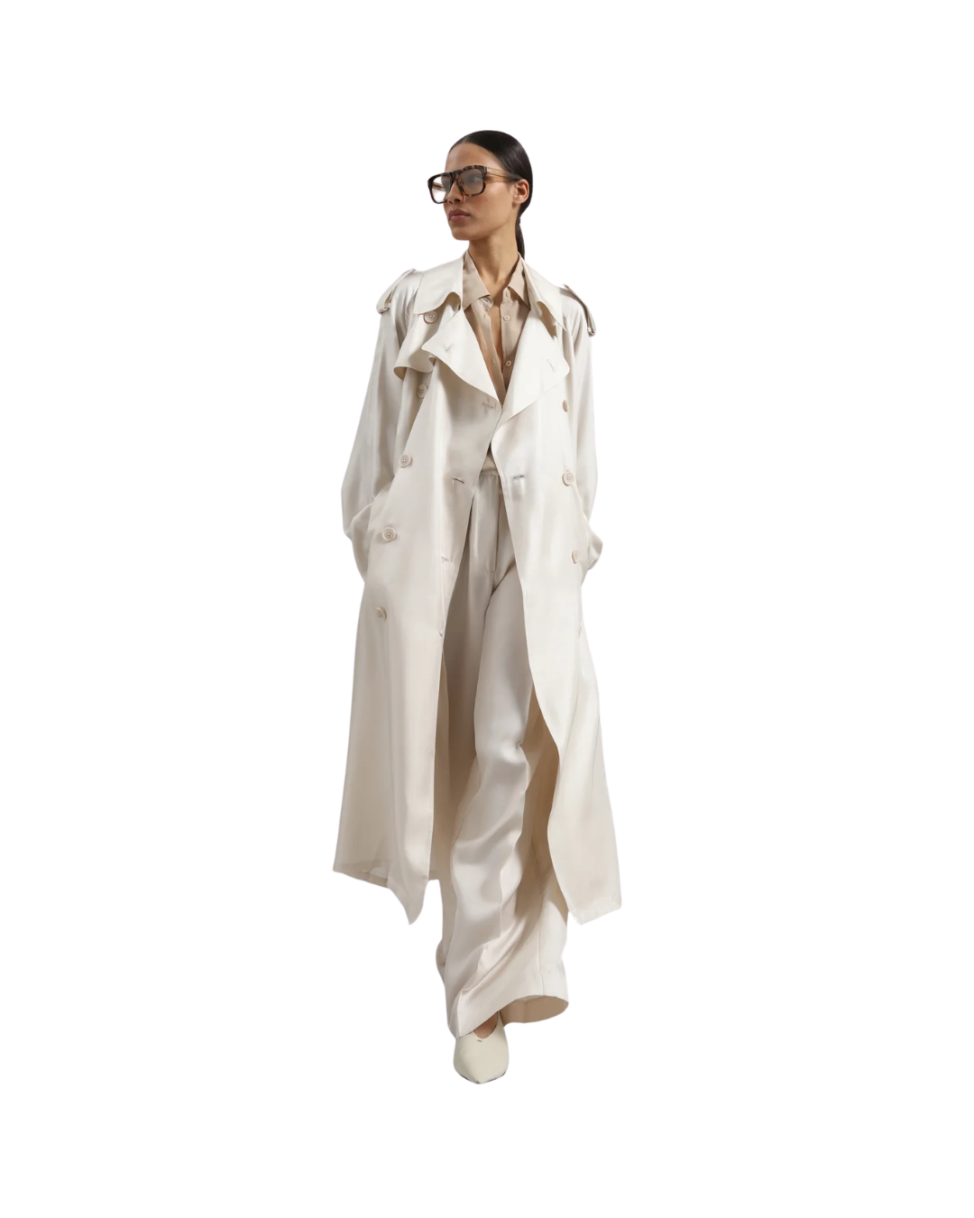Veyron Silk Trench
