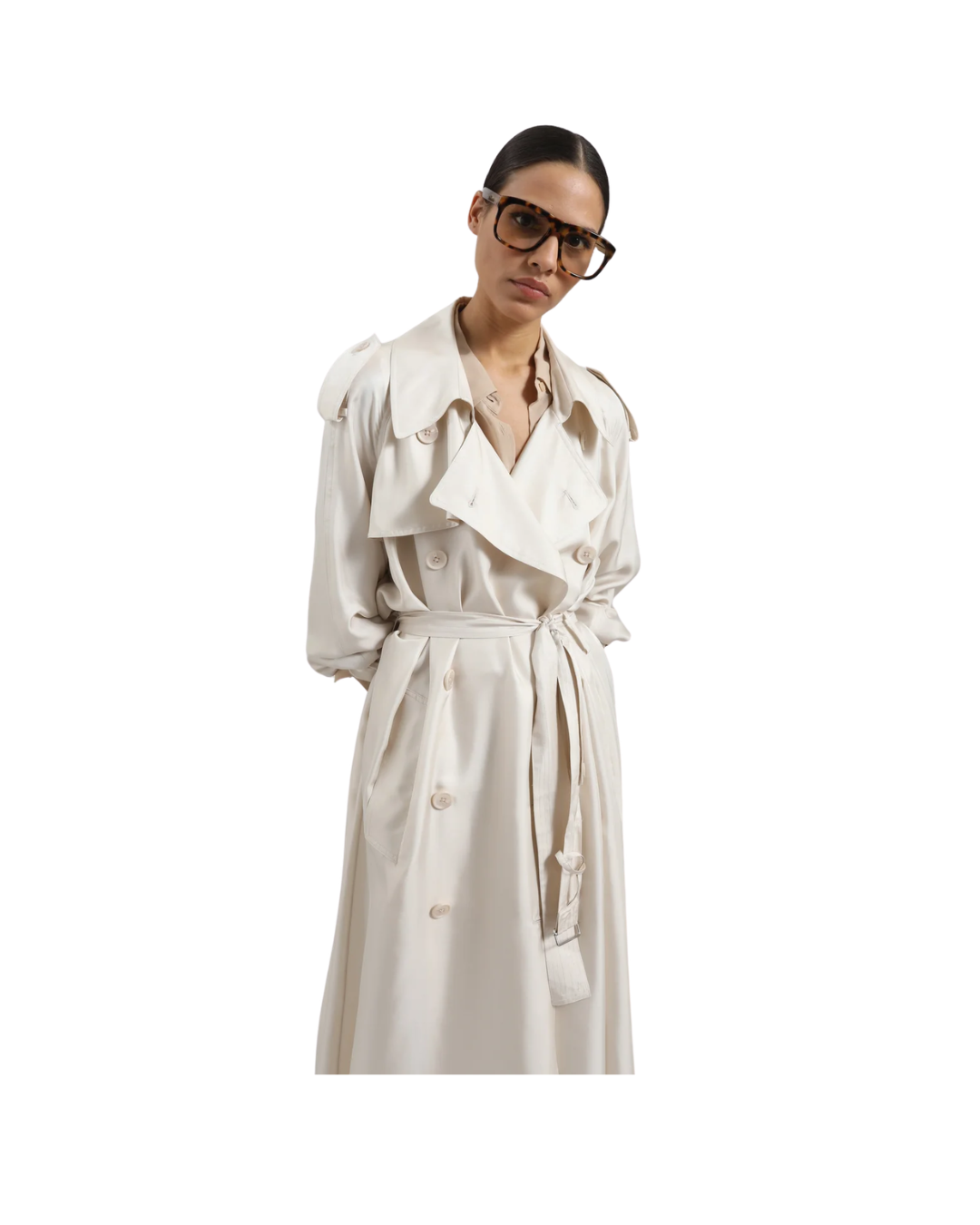 Veyron Silk Trench
