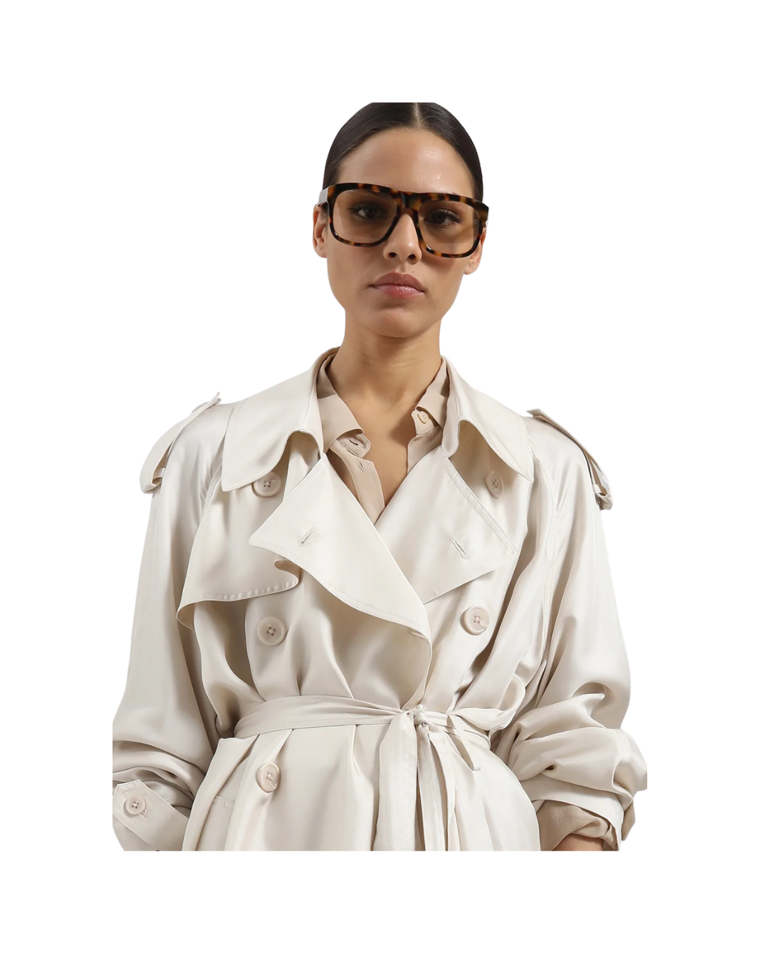 Veyron Silk Trench