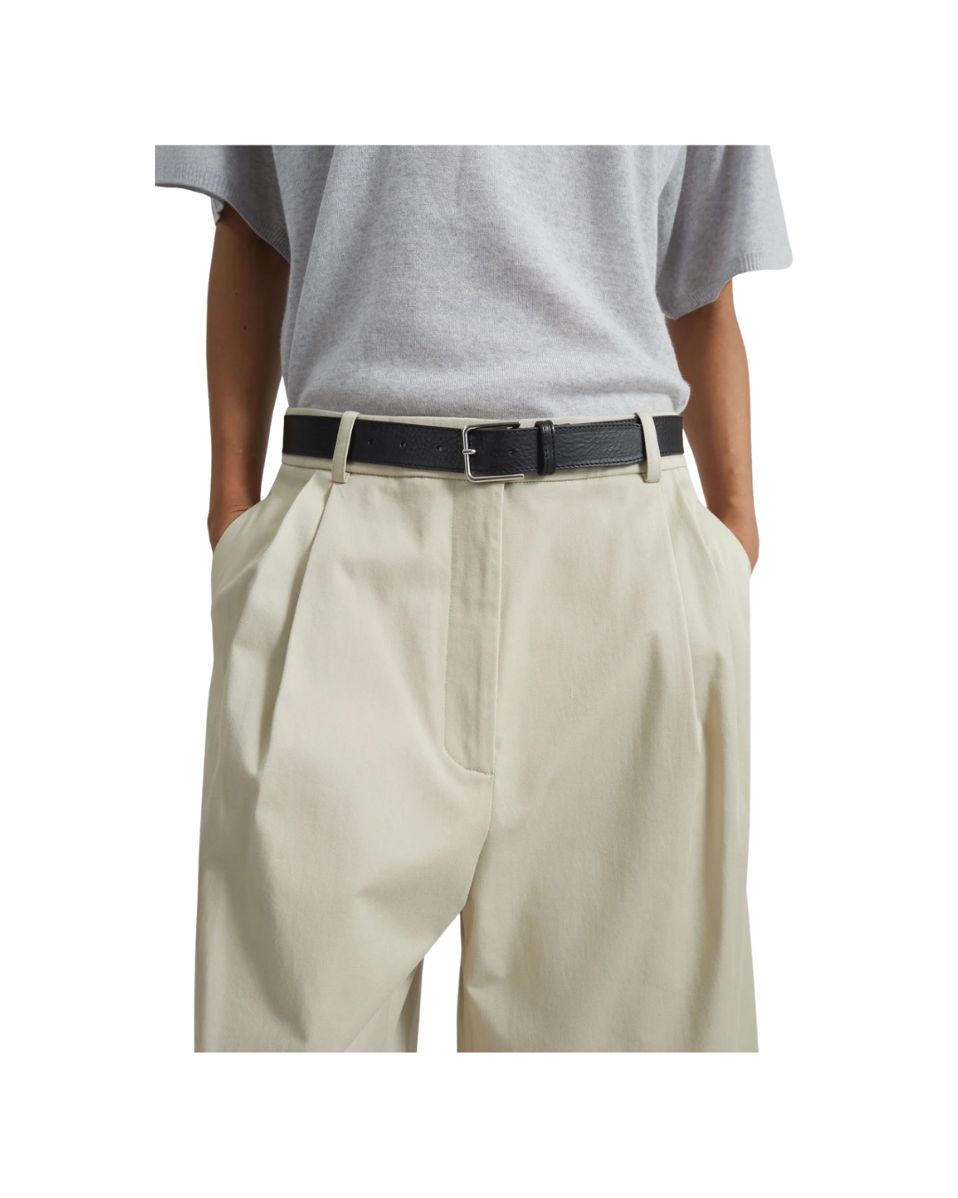 Marfa Cotton Pleated Bermuda