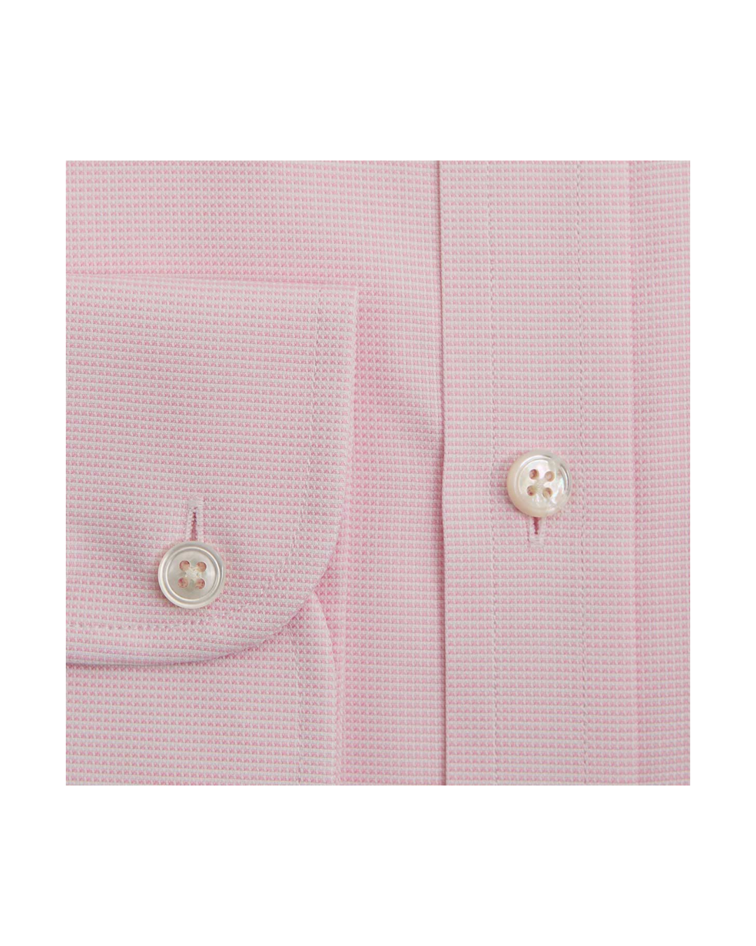 Contemporary Fit Pink Textured Check Cotton Shirt