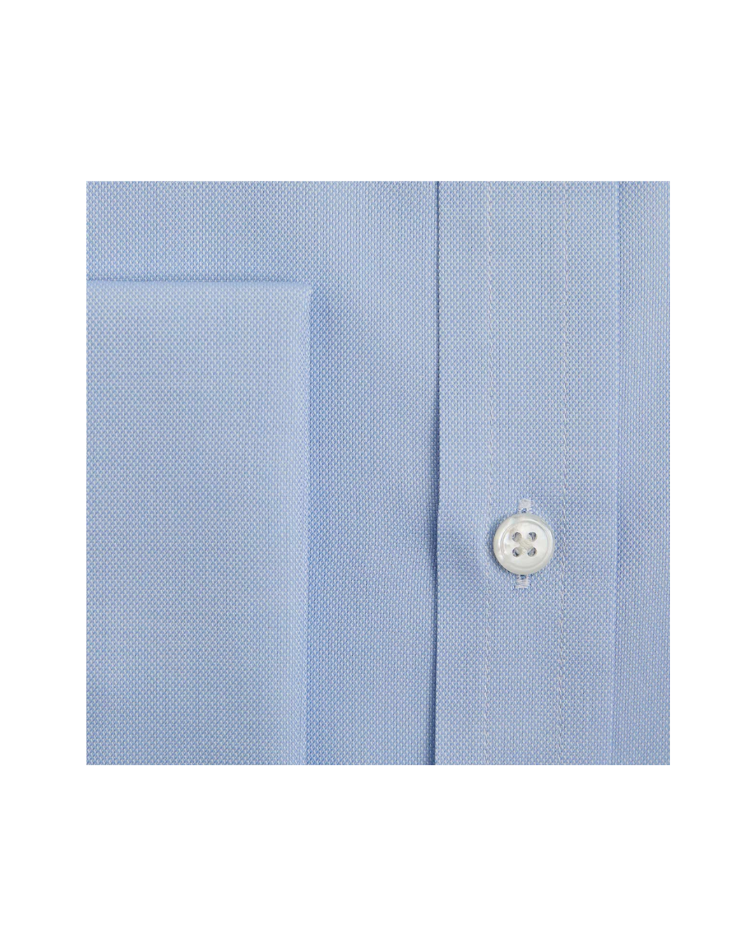 Contemporary Fit Light Blue Oxford Sea Island Quality Cotton Shirt