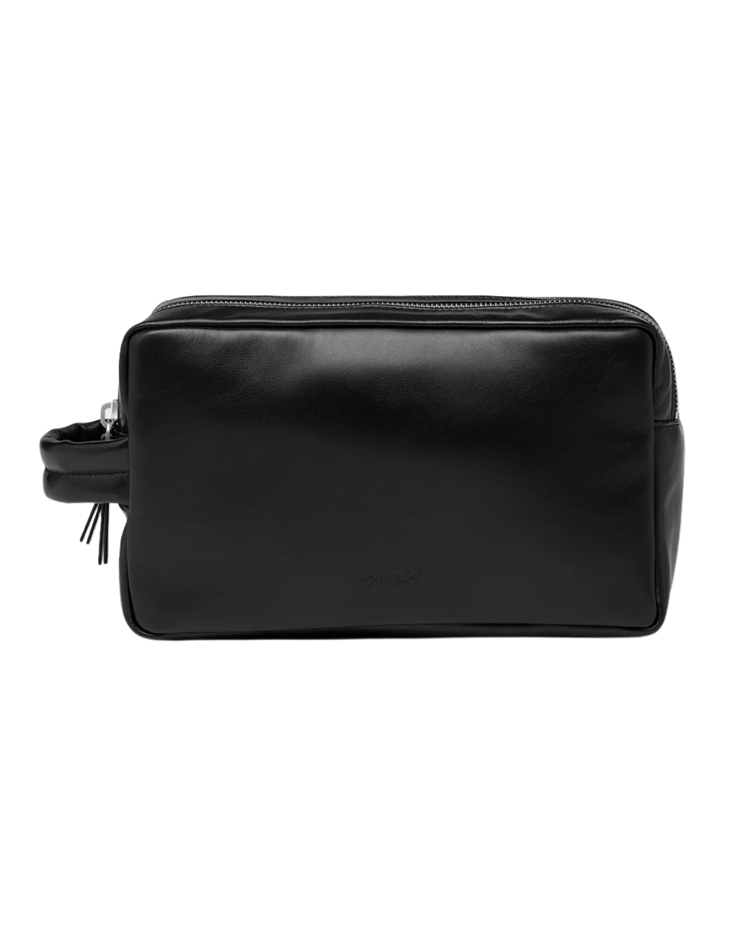 Comparto Black Leather Pouch
