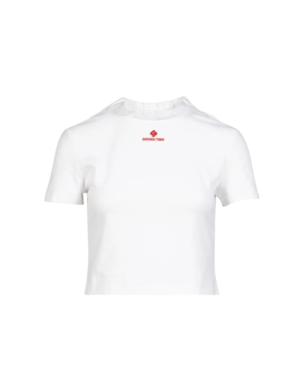 Wave Lace Collar T-Shirt