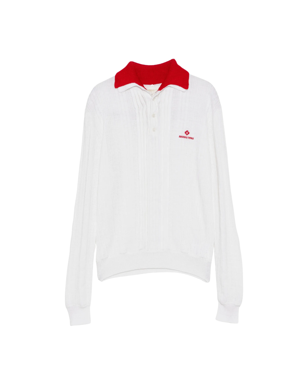Contrast Collar Knit Pullover