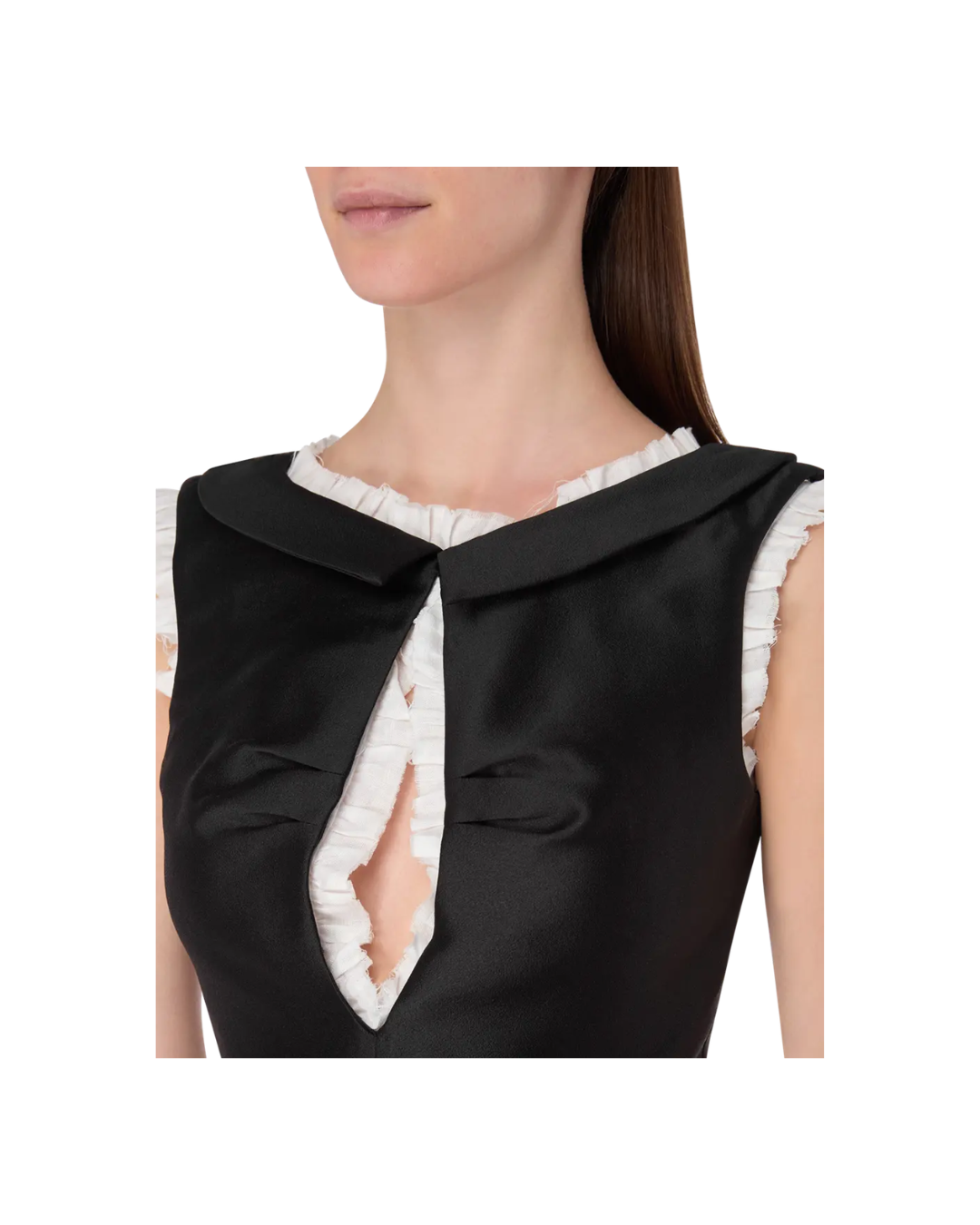Long Cut-Out Sleeveless Dress