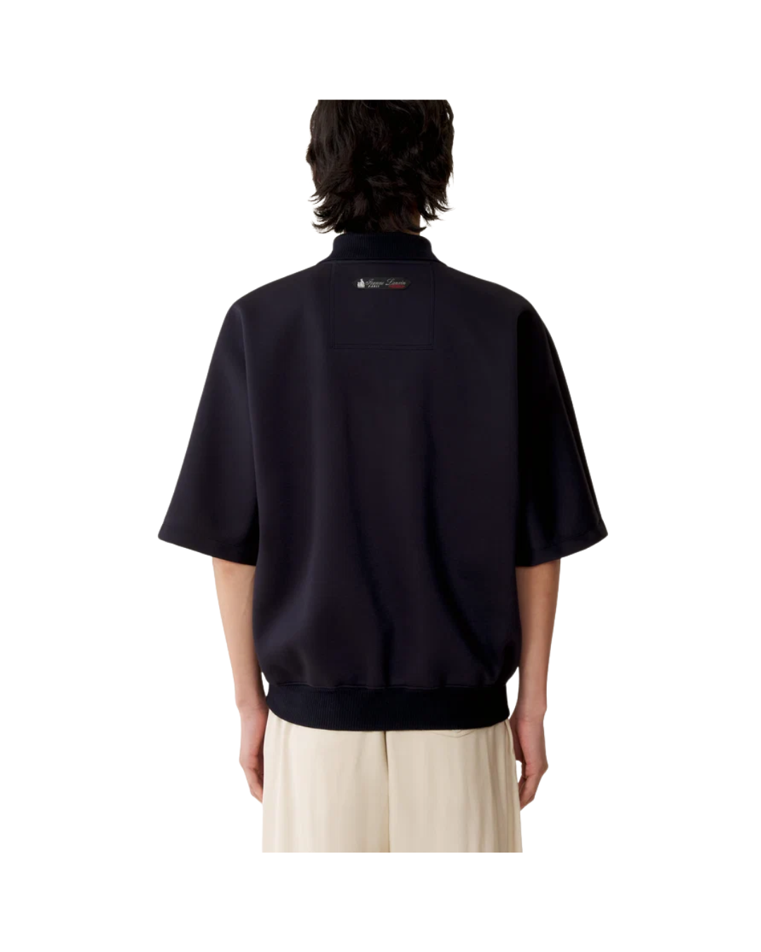 Loose-fit Double-face Jersey Polo Shirt