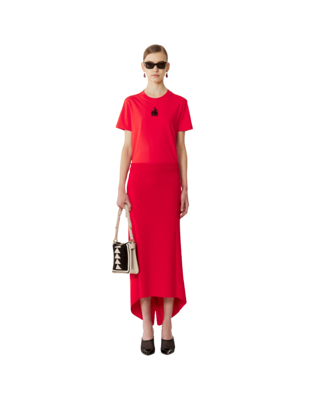 Buttoned Long Skirt