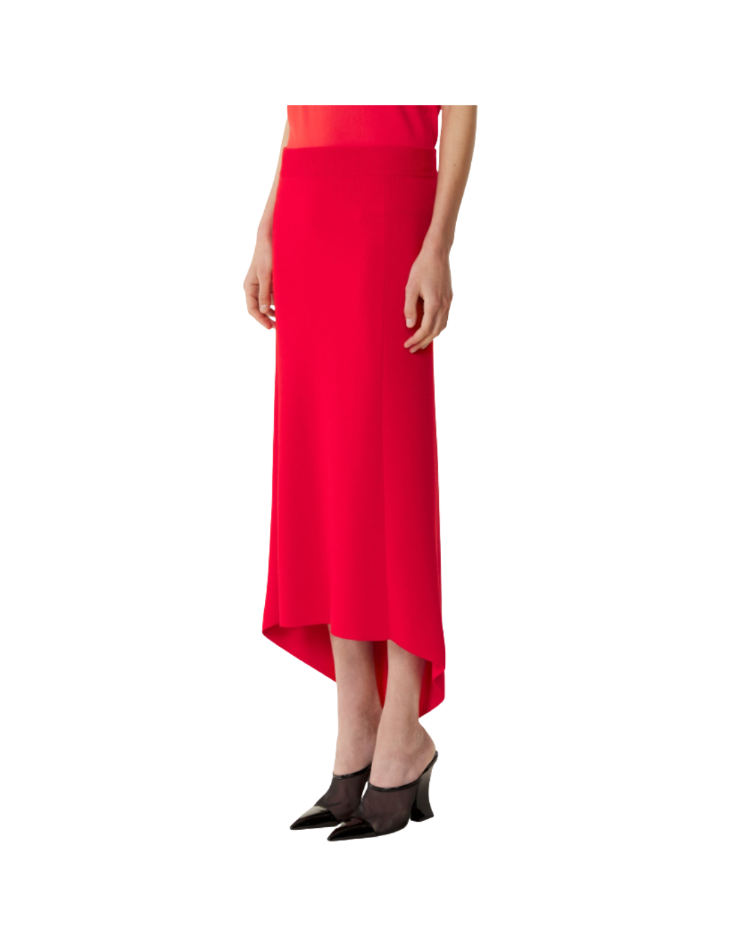Buttoned Long Skirt