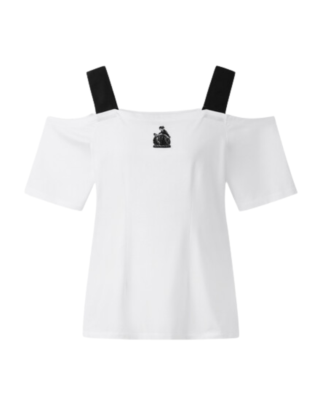 M&D Logo Off-shoulder Top