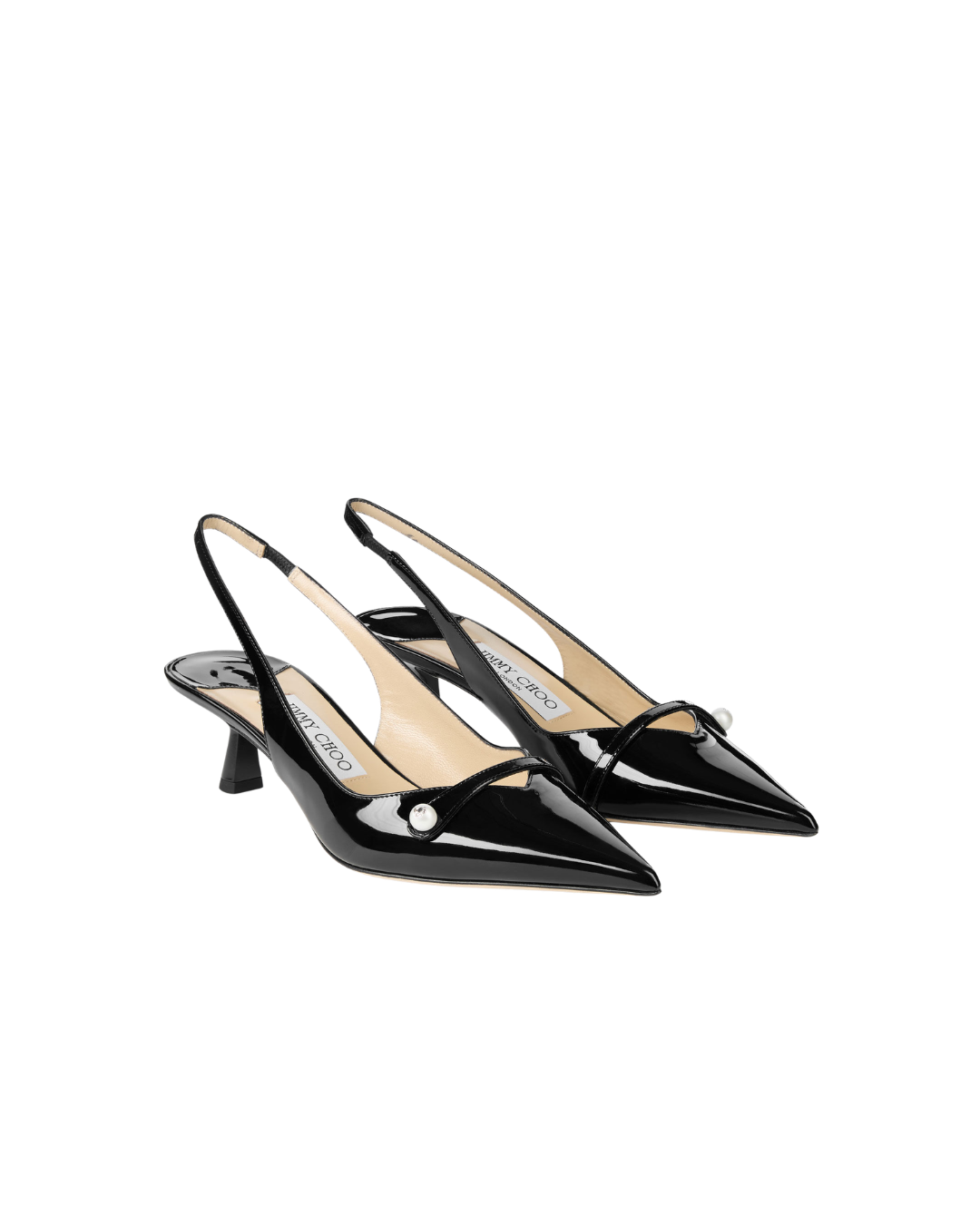 Amita 45 Patent Leather Slingbacks