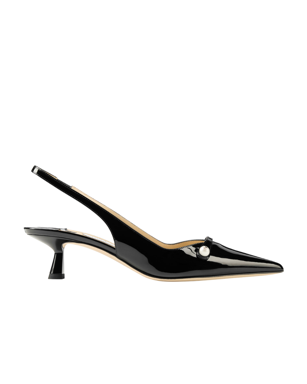 Amita 45 Patent Leather Slingbacks
