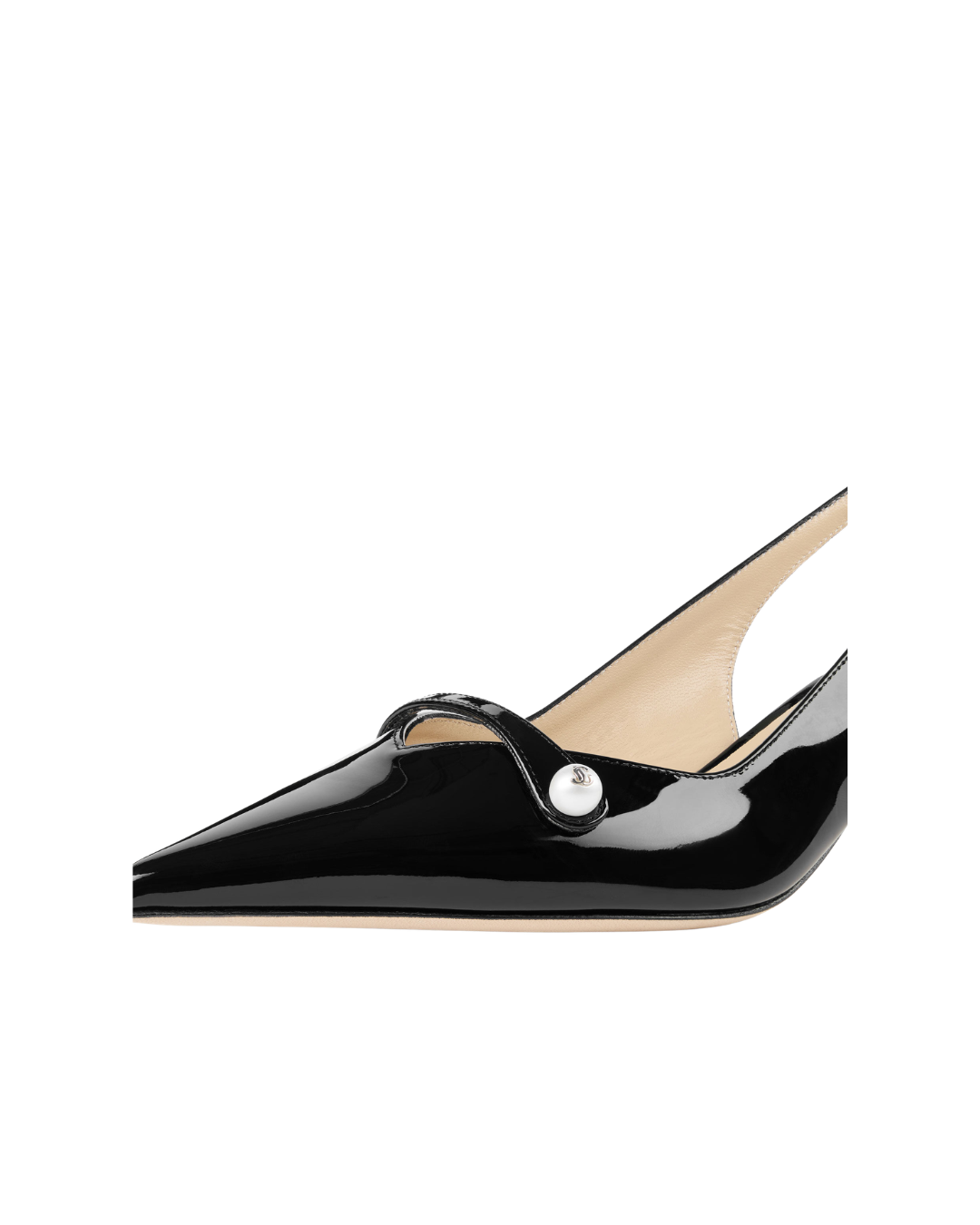 Amita 45 Patent Leather Slingbacks
