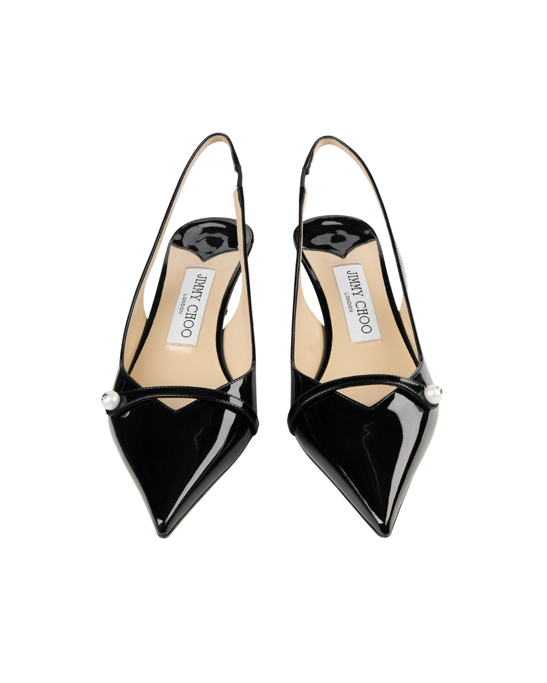 Amita 45 Patent Leather Slingbacks