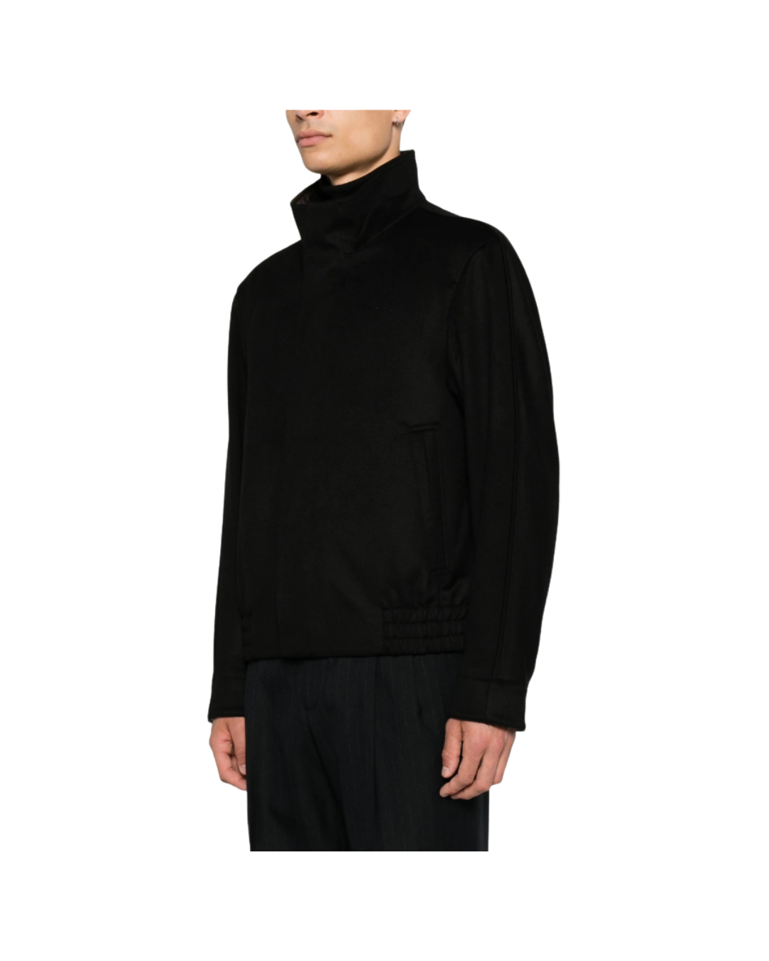 High-neck Zip-up Jacket