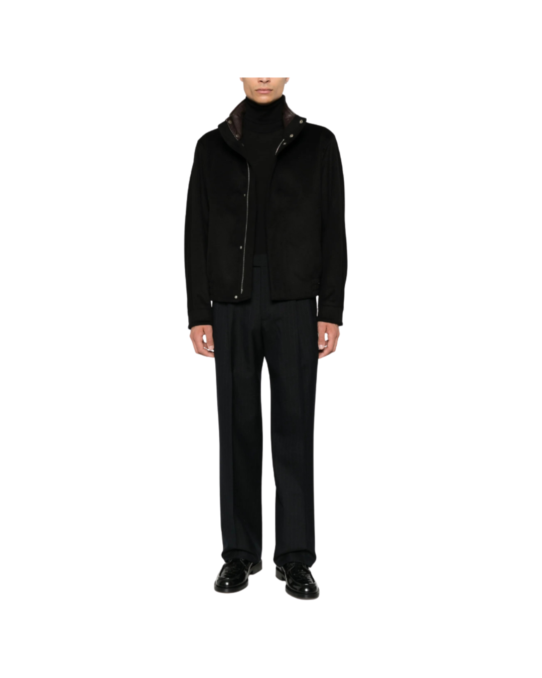 High-neck Zip-up Jacket