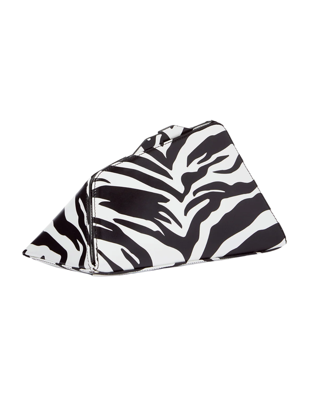 ''8.30 Pm'' Black And White Oversized Clutch
