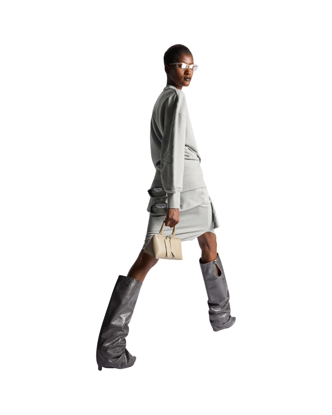 Melange Grey Sweatshirt