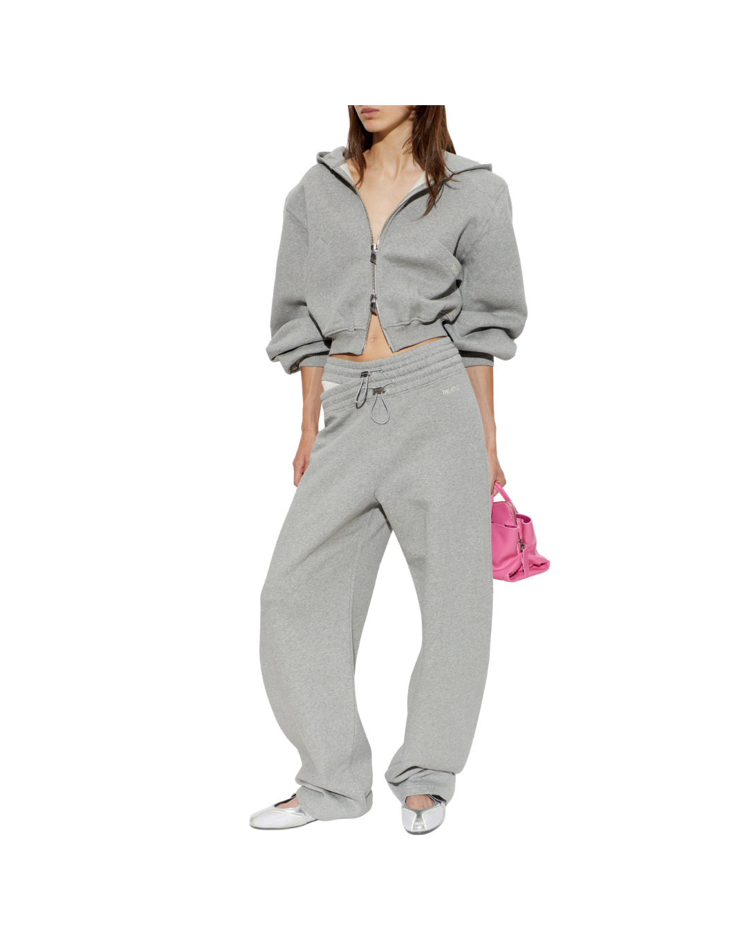Light Grey Melange Sweatpants