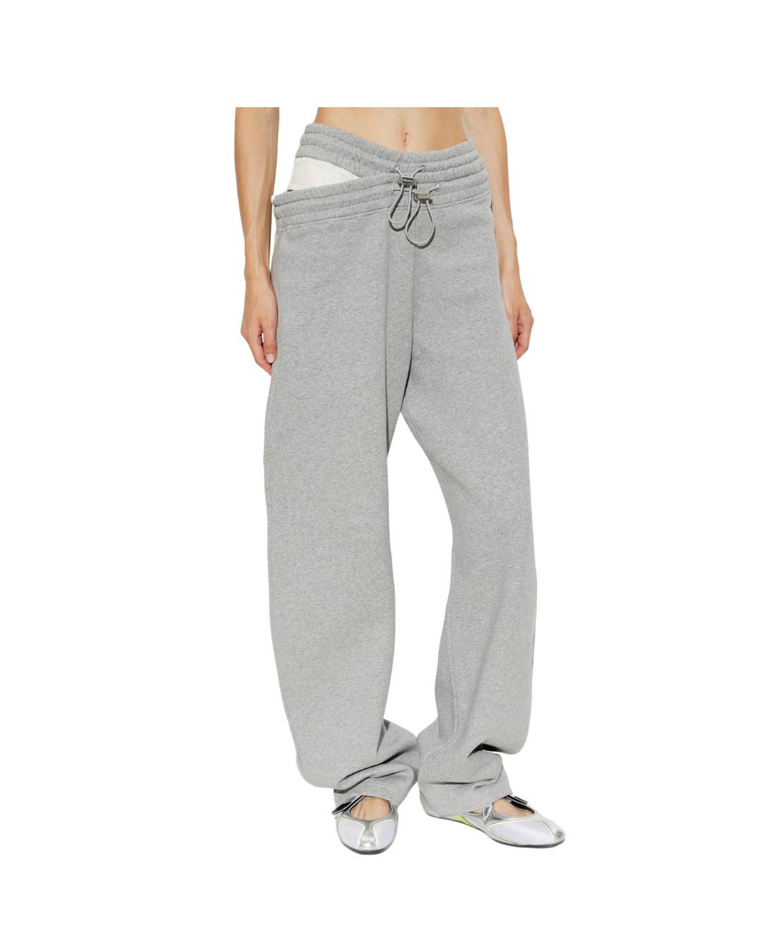 Light Grey Melange Sweatpants