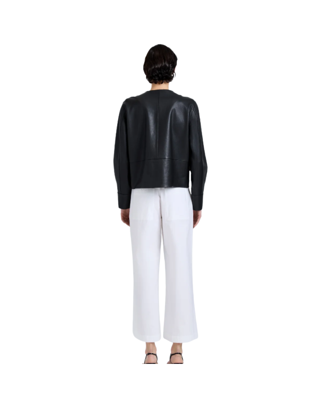 Black Robin Jacket in Leather
