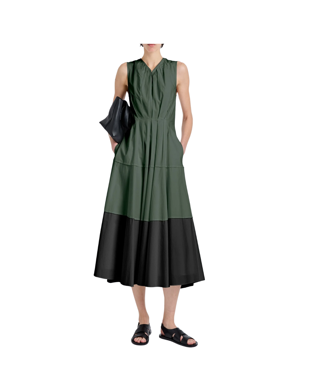 Willow / Black Kailey Dress In Poplin
