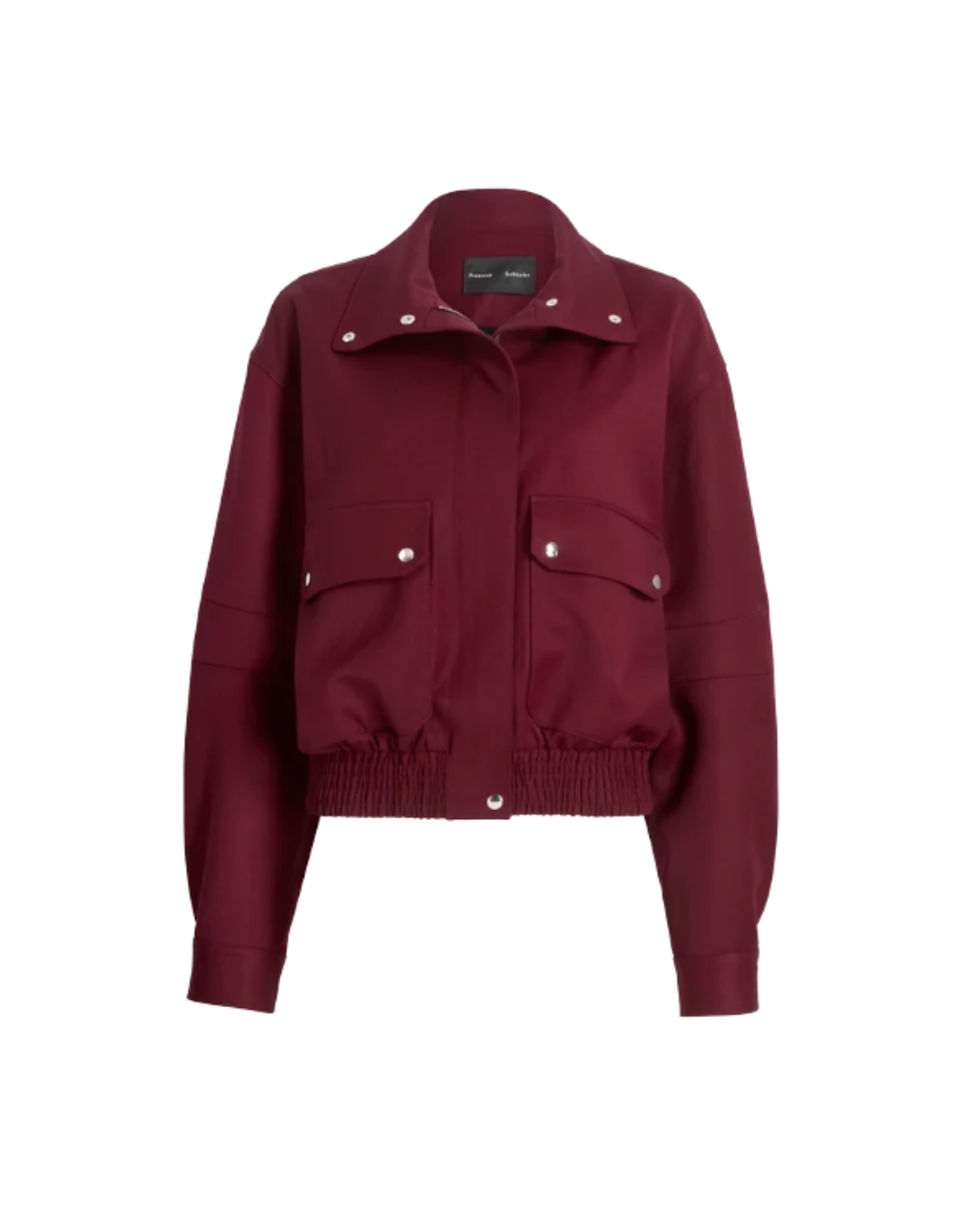 Oxblood Aviva Jacket in Wool Gabardine