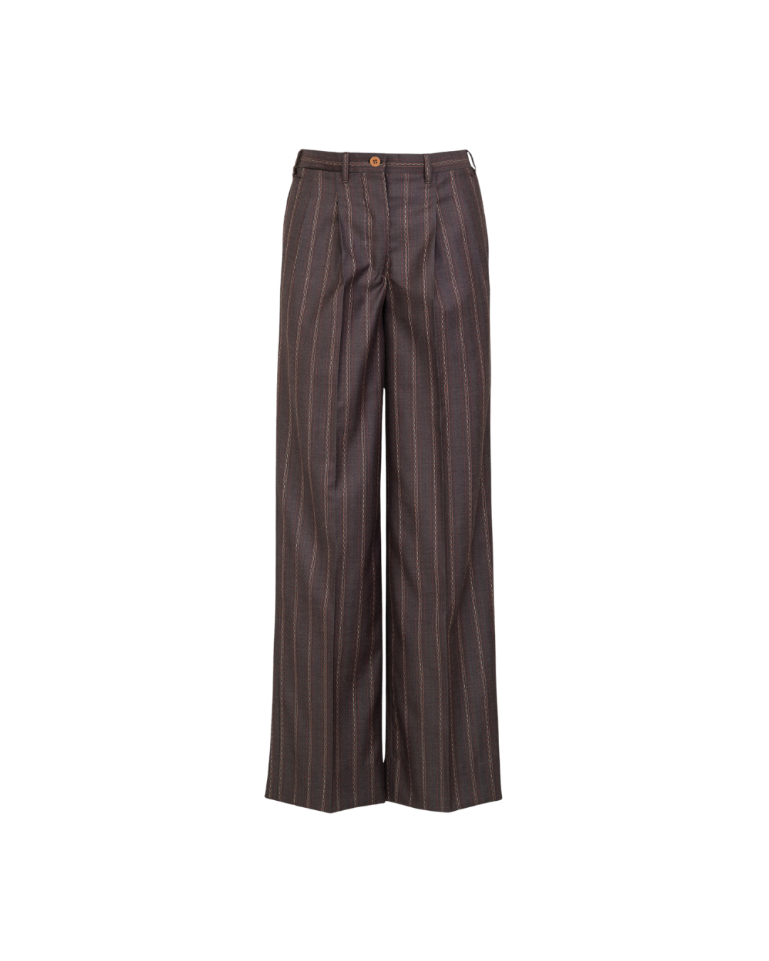 Giacinta Trousers in Wool Herringbone