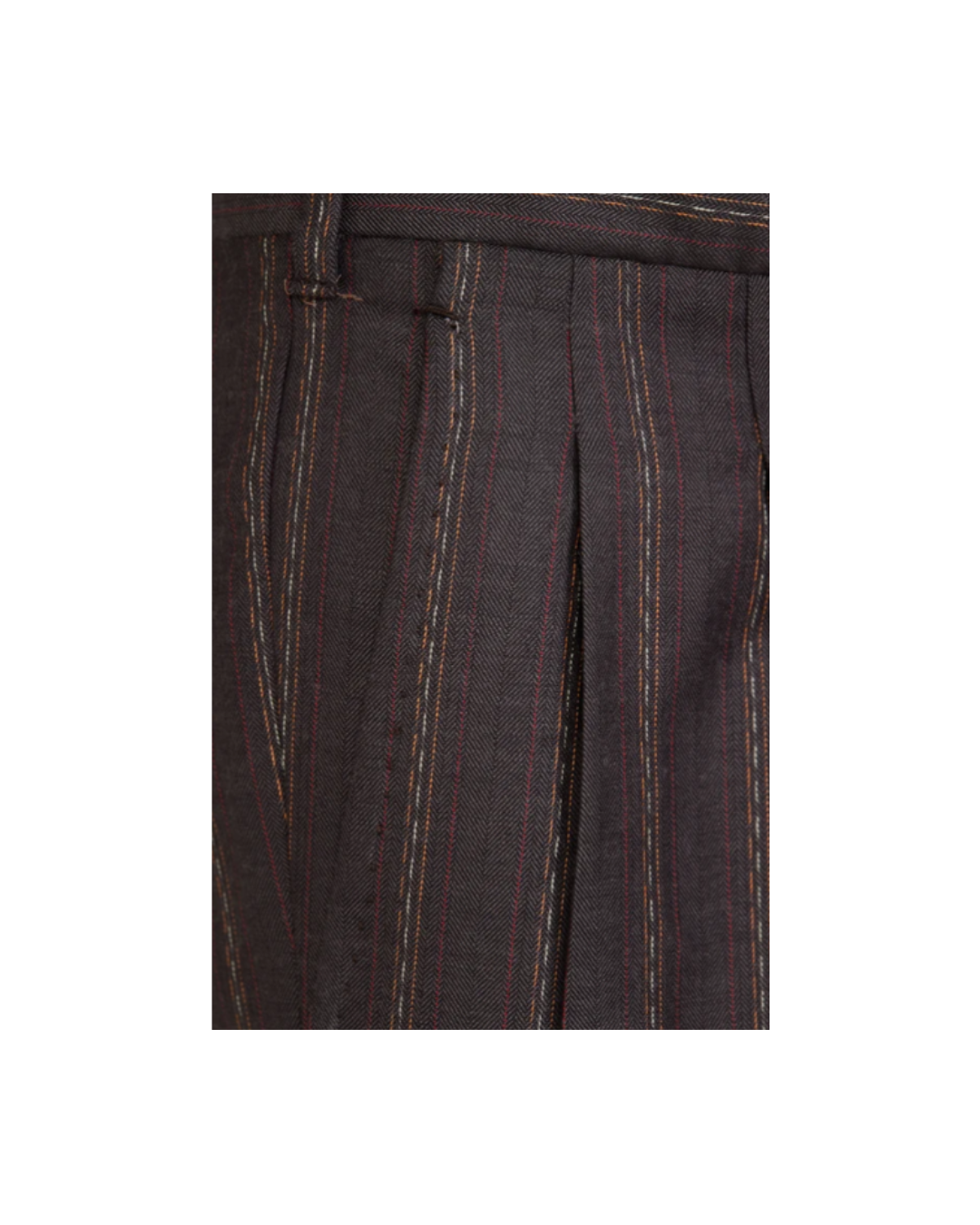 Giacinta Trousers in Wool Herringbone