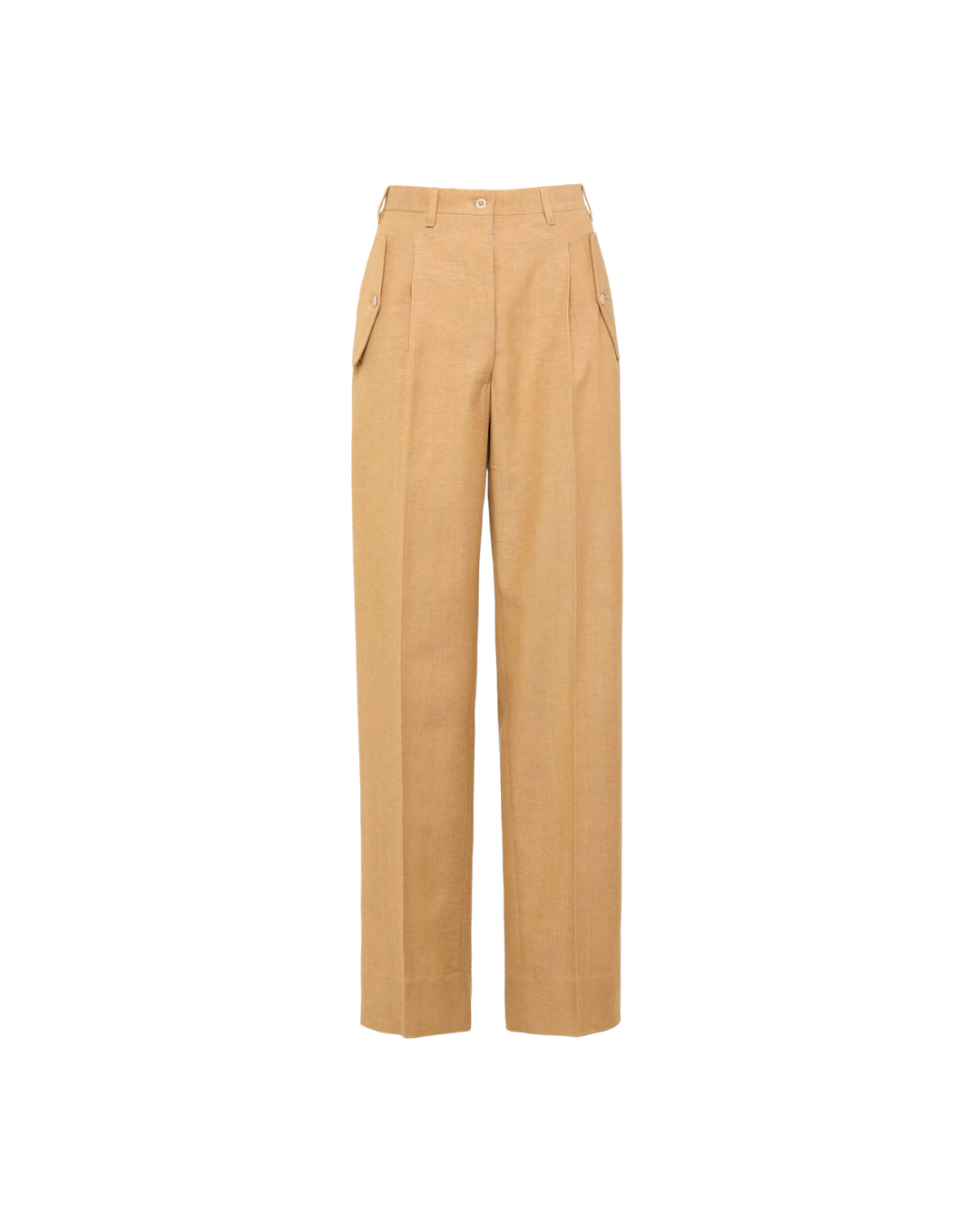 Romana Trousers in Linen Blend Malfilé