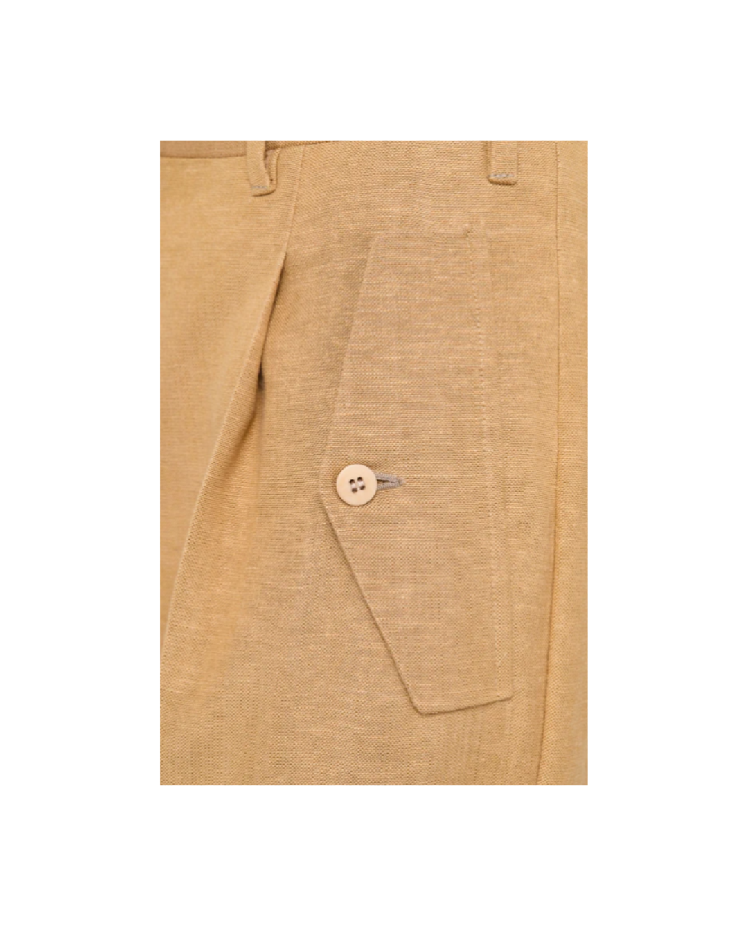 Romana Trousers in Linen Blend Malfilé