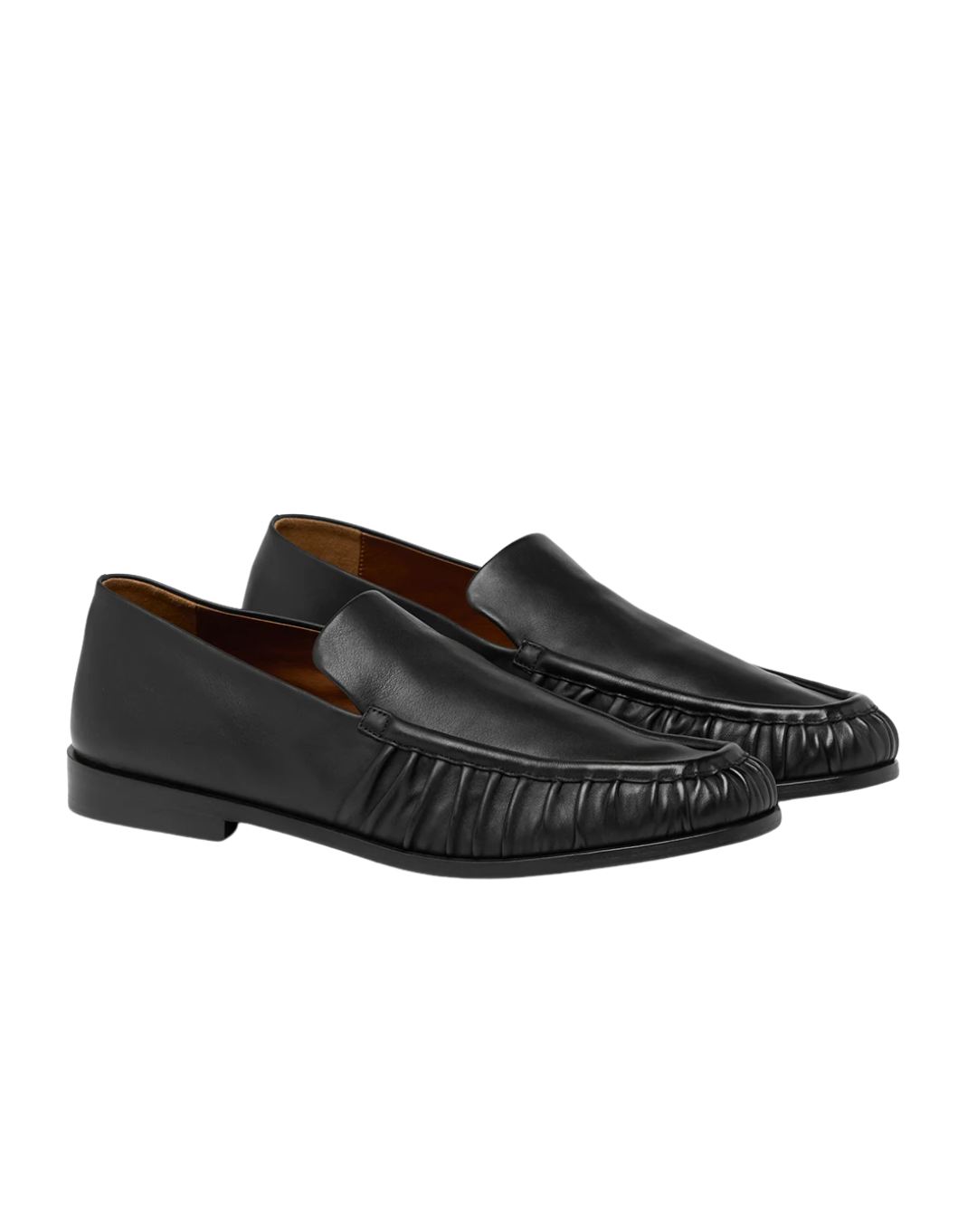 Mocassino Black Leather Loafers