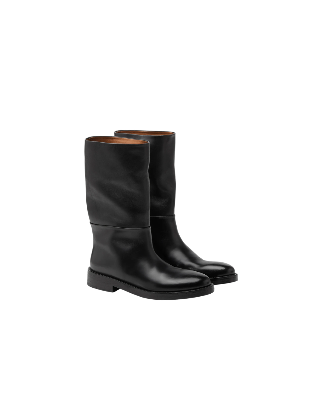 Tubetto Black Leather Boots