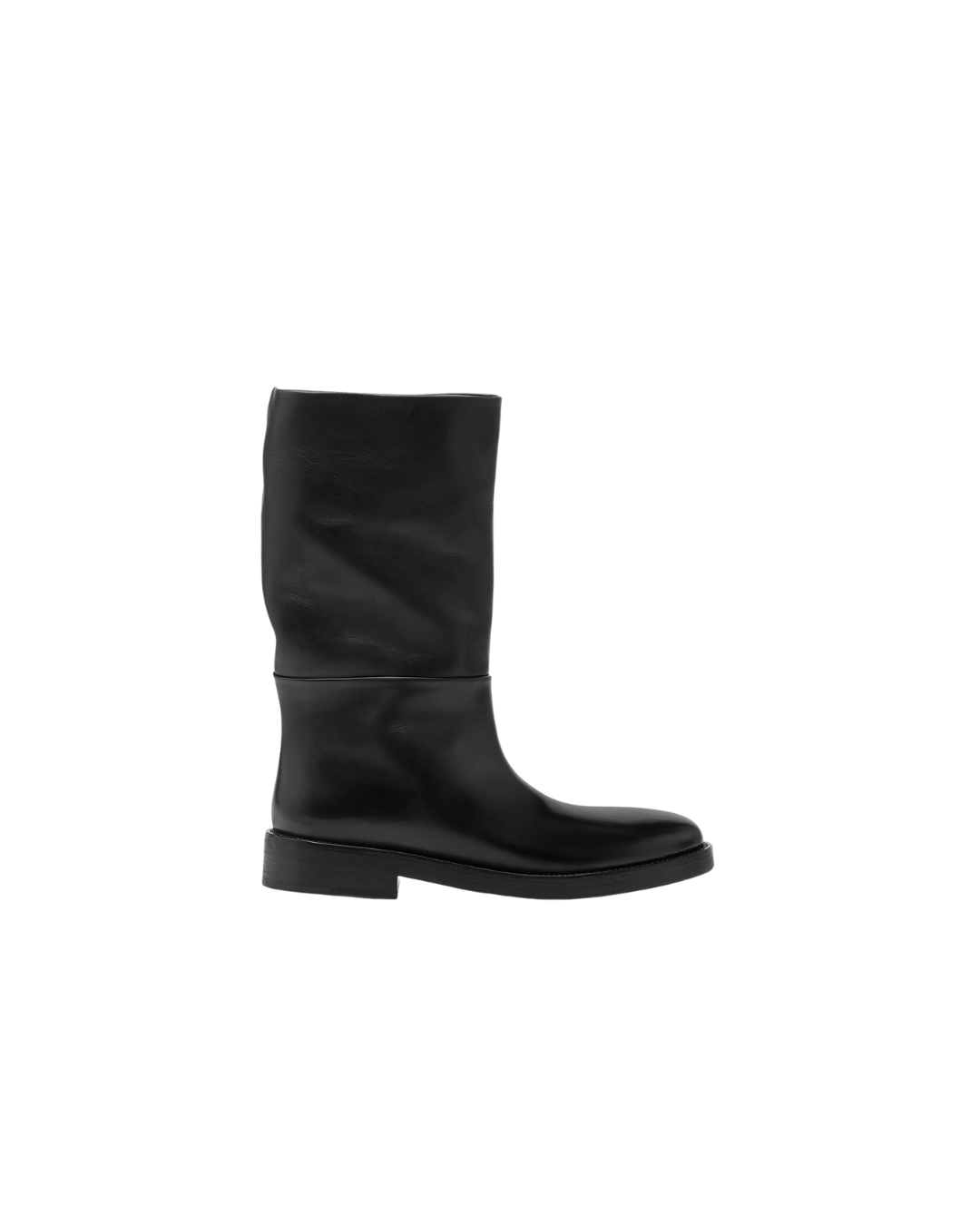 Tubetto Black Leather Boots