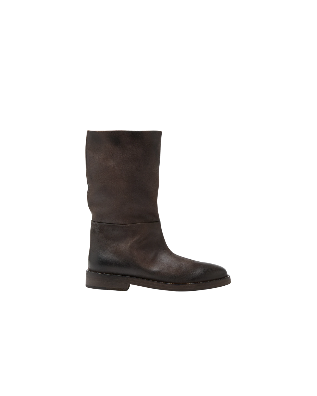 Tubetto Dark Brown Leather Boot